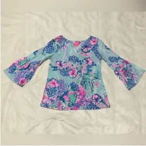 Lilly Pulitzer Bell Sleeve Top XS